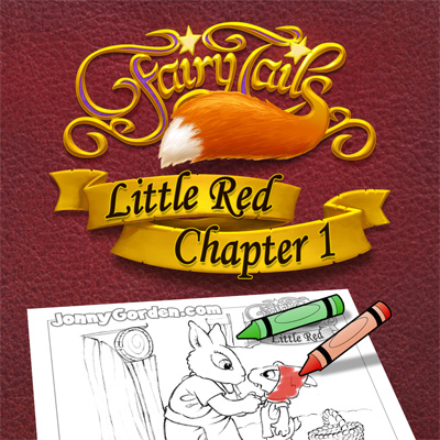 Coloring pages from Fairy Tails: Little Red Chapter 1. New coloring pages every week!