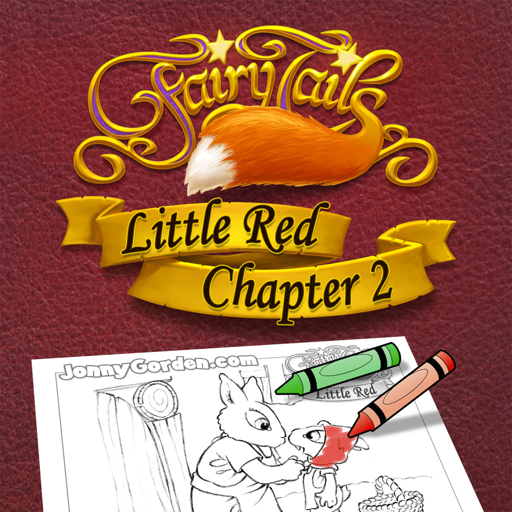 This week's FREE coloring pages -- Fairy Tails: Little Red Chapter 2