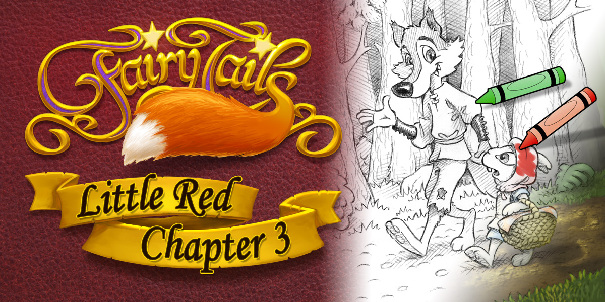 Coloring pages from Fairy Tails: Little Red Chapter 3